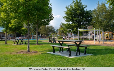 Wishbone Parker Picnic Tables in Cumberland BC-2